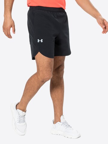 UNDER ARMOUR Обычный Спортивные штаны в Черный: спереди
