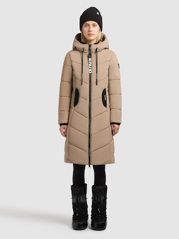 Manteau d’hiver 'ARIBAY4 LIGHT' khujo en beige : devant