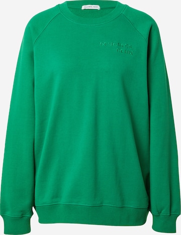 Designers Remix Μπλούζα φούτερ σε πράσινο: μπροστά