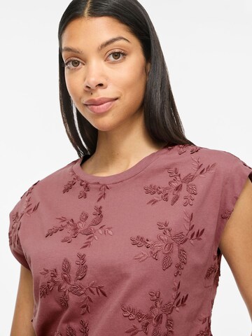 VILA Top in Brown