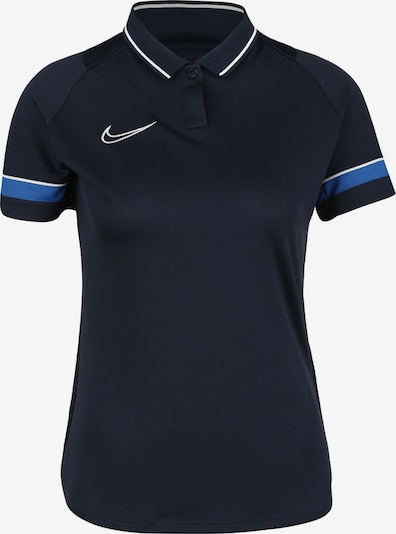 NIKE T-shirt fonctionnel 'Academy 21' en bleu marine / bleu cyan / blanc, Vue avec produit