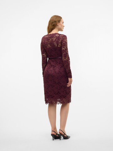 MAMALICIOUS Cocktail dress 'MLMIvana Tess' in Red