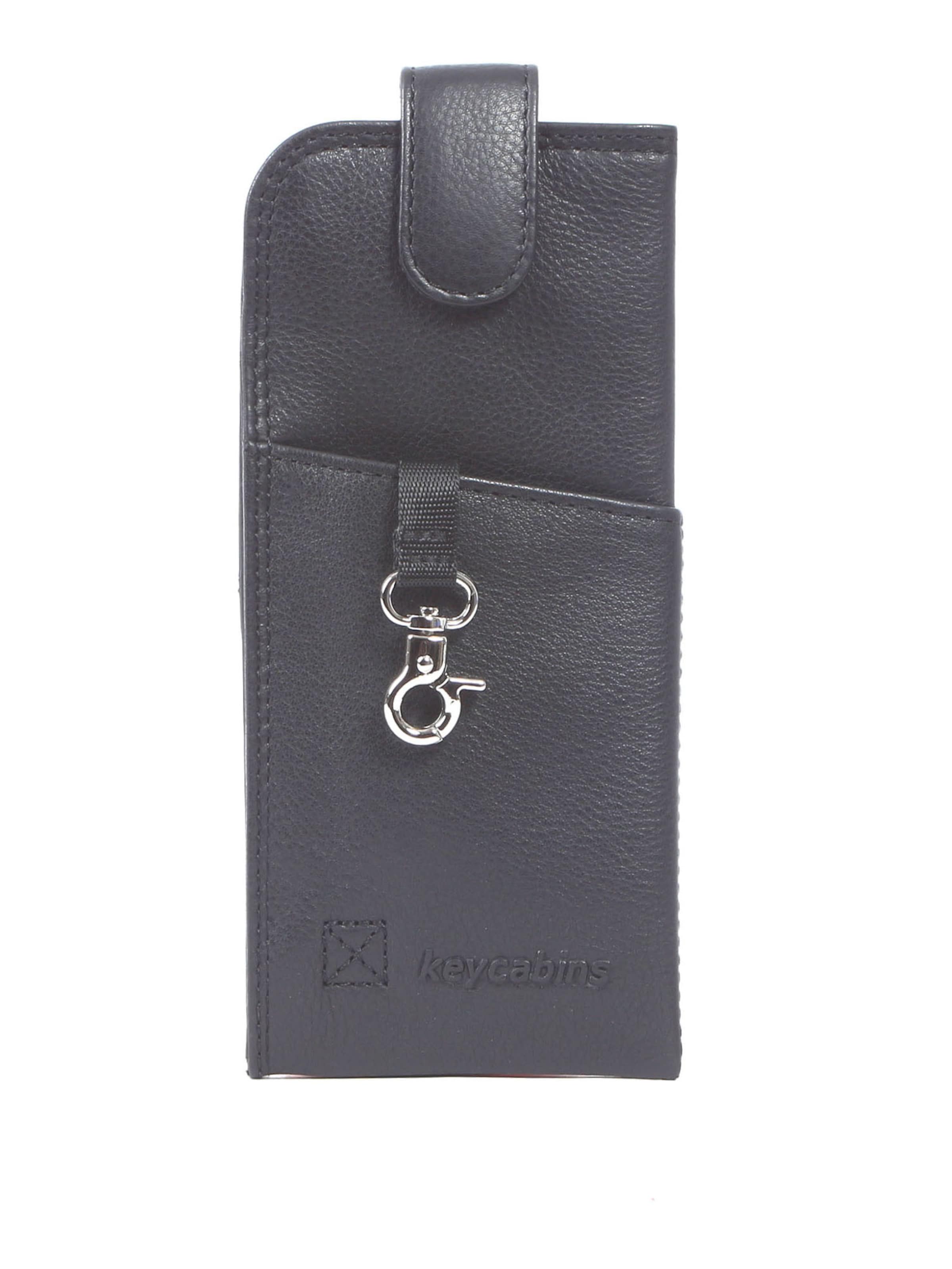 Astuccio 'SPECS-01' di keycabins in nero: frontale