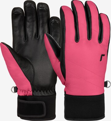 REUSCH Athletic Gloves 'Juliette' in Pink: front