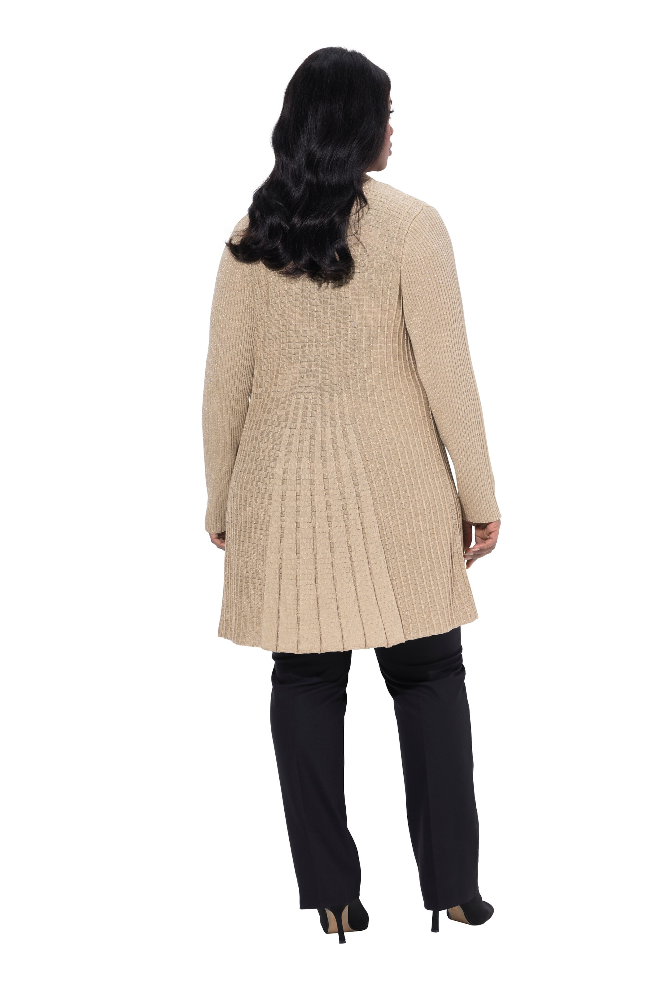 Ulla Popken Вязаная кофта в Бежевый