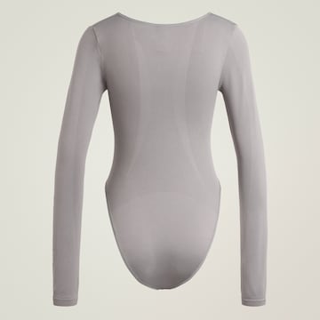 ADIDAS BY STELLA MCCARTNEY Urheilubody ' Seamless Yoga Body' värissä harmaa