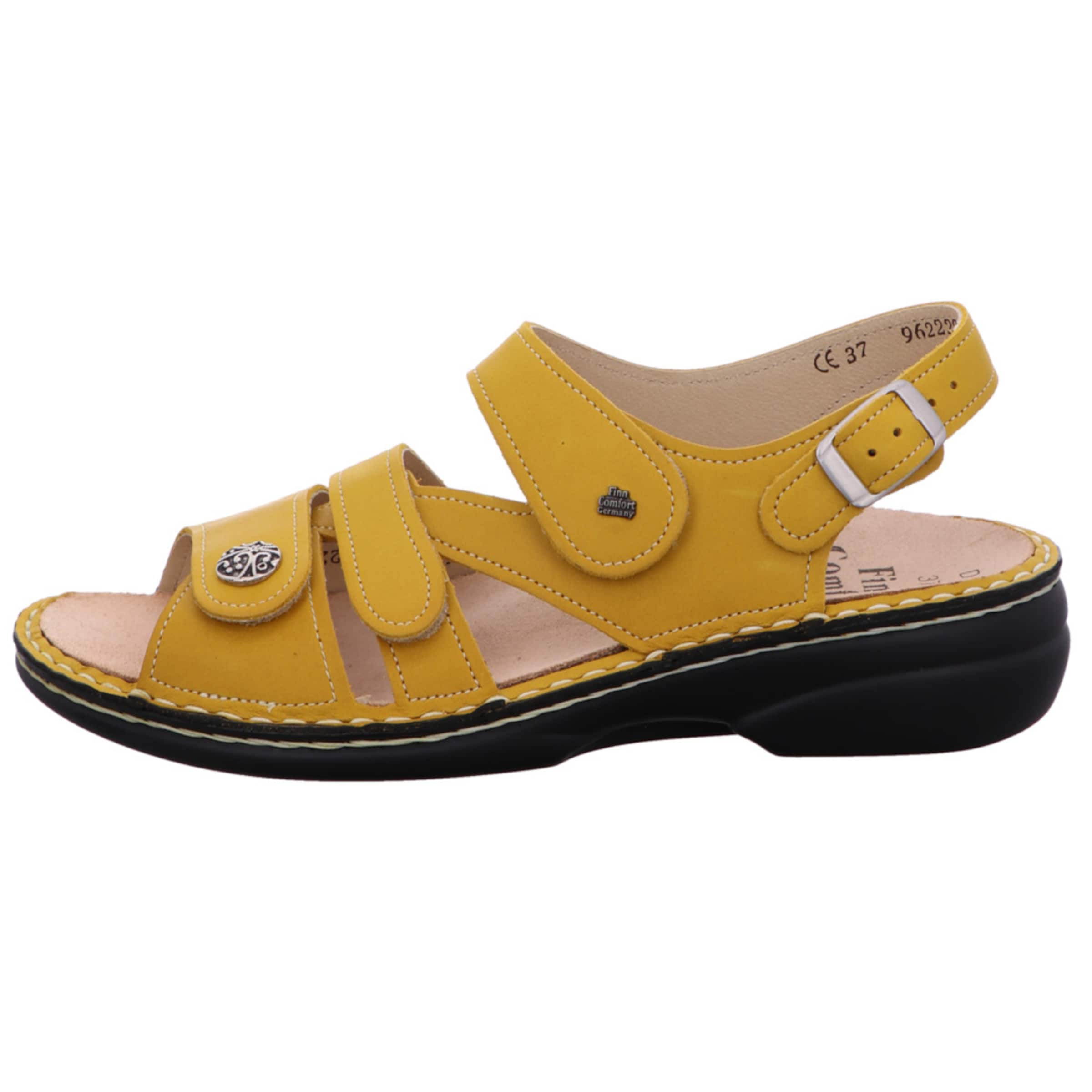 Finn Comfort Sandal 'Gomera' in Yellow