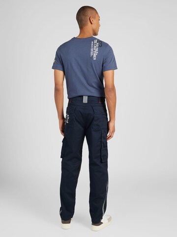 CAMP DAVID Regular Cargohose in Blau