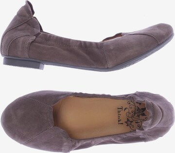 THINK! Flats & Loafers in 38 in Brown: front