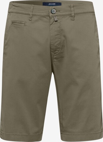 PIERRE CARDIN Regular Chino Pants 'Lyon' in Green: front