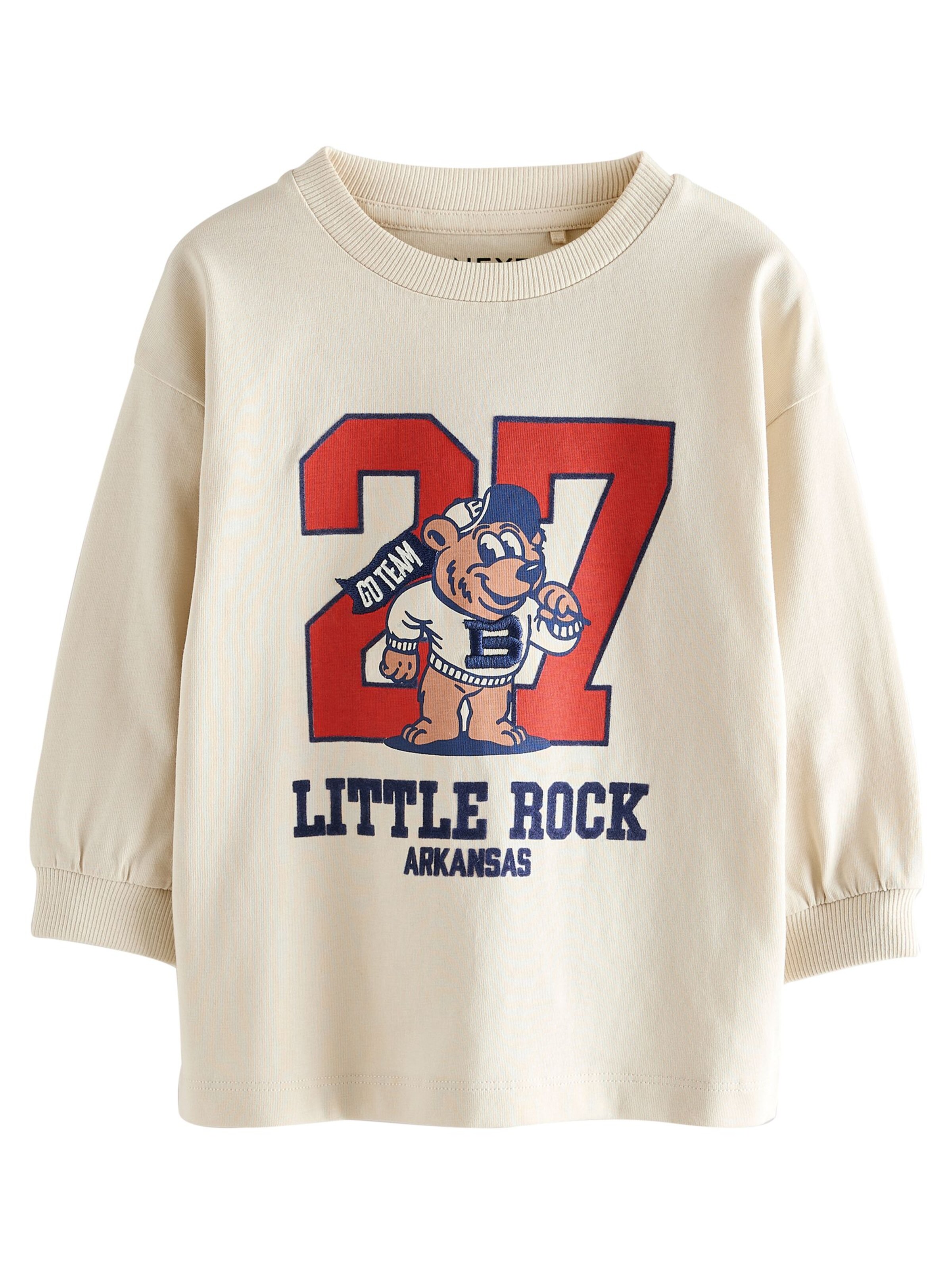 Next Camiseta en navy / brocado / rojo / blanco lana, Vista del producto