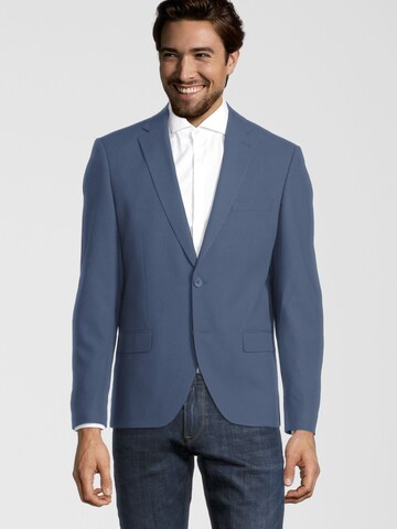 Coupe slim Veste de costume Steffen Klein en bleu : devant
