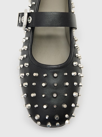 AllSaints Ballerina met riempjes 'HOLLY' in Zwart