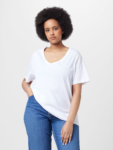 Esprit Curves Shirts i hvid: forside