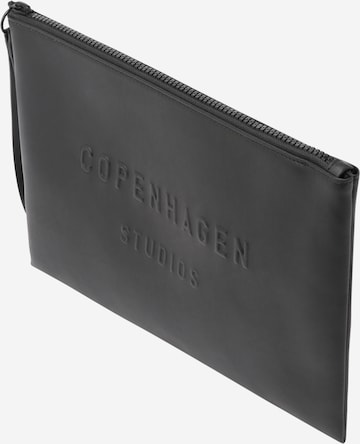 Copenhagen Clutch in Zwart: voorkant