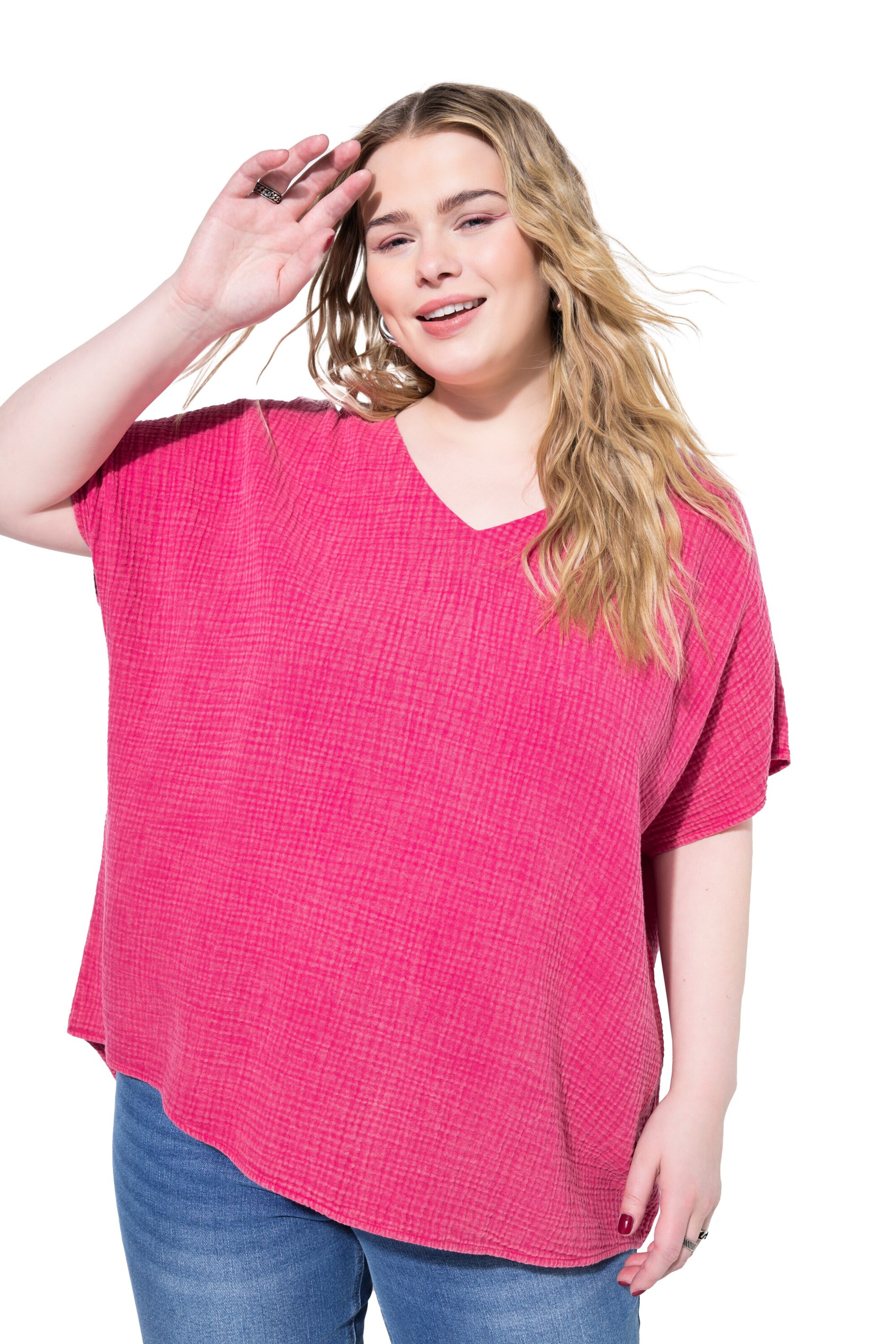 Studio Untold Bluse in Pink: Vorderseite