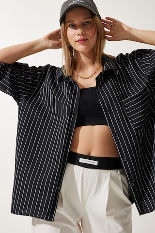 Happiness İstanbul Μπλούζα σε μαύρο