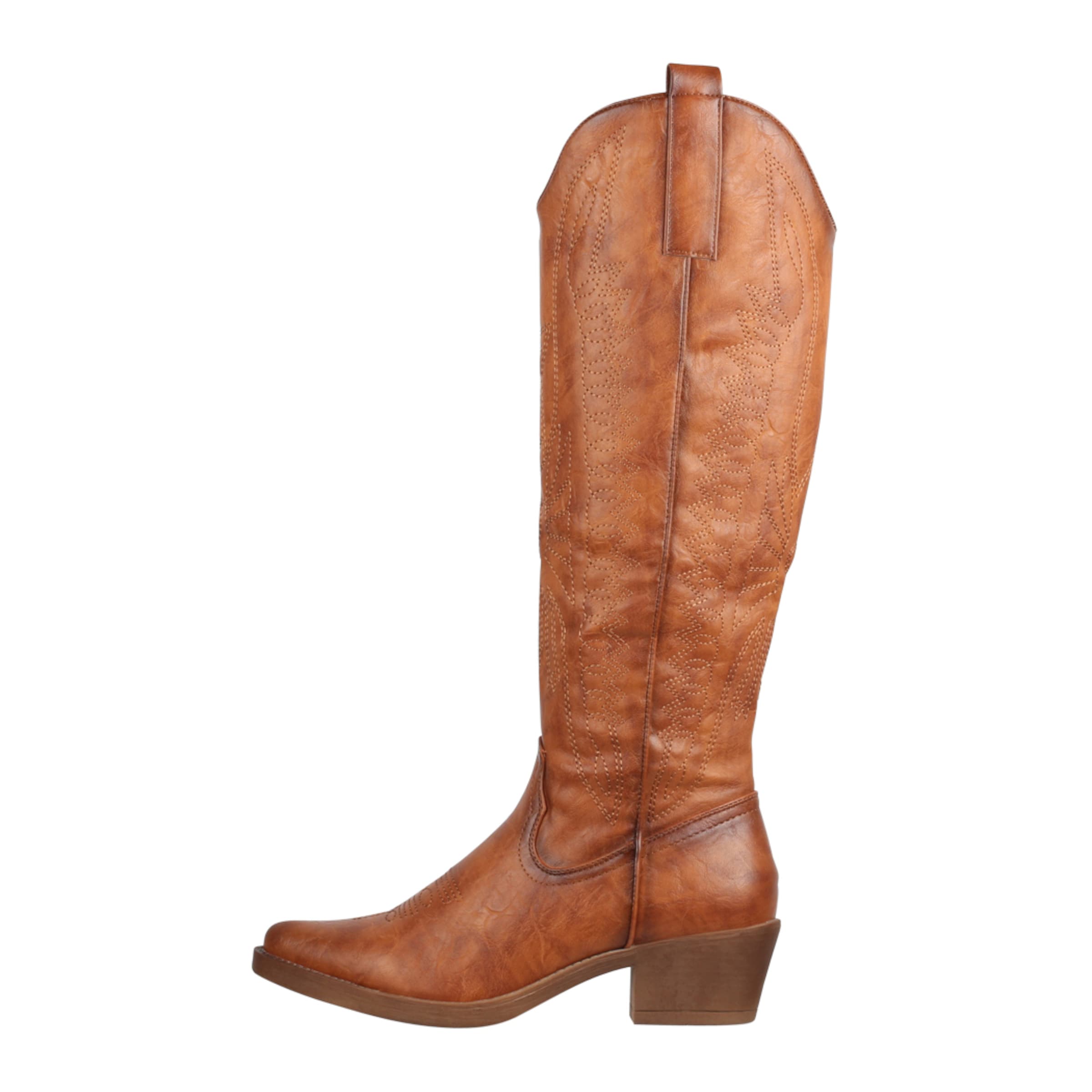 Bottes de cowboy Elara en marron