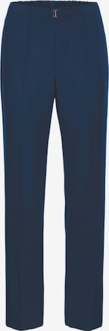 Goldner Pleated Pants 'Martha' in Blue: front