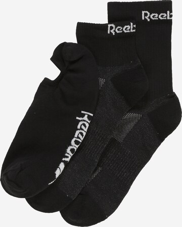 Reebok Athletic Socks in Black: front