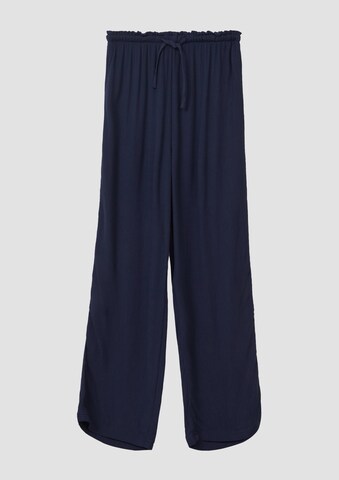 s.Oliver Wide leg Broek in Blauw