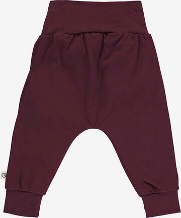 Müsli by GREEN COTTON - Tapered Pantalón 'Cozy Me' en rojo