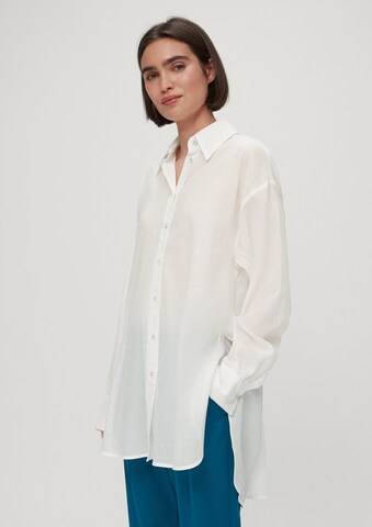 s.Oliver BLACK LABEL Bluse in Weiß: Vorderseite