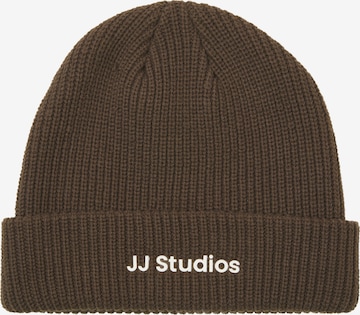JACK & JONES Mütze 'JACSOHO' in Braun: Vorderseite