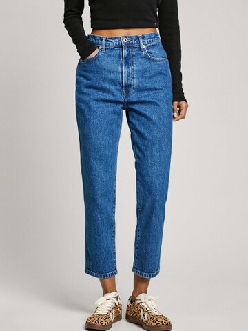 Coupe slim Jean 'Uhw Betty' Pepe Jeans en bleu : devant