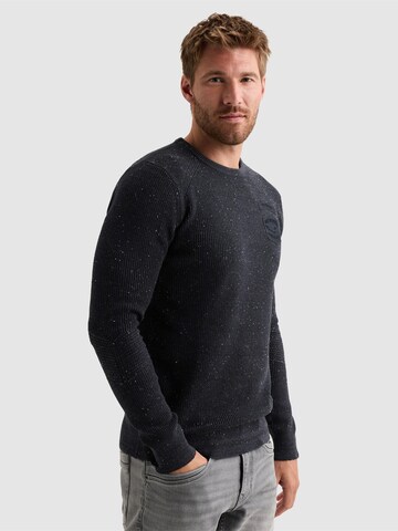 Pullover 'Pullover in a cotton blend with badges' di PME Legend in nero: frontale