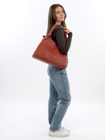 Shopper ' E&N Pantin RUE 09 ' di Emily & Noah in arancione: frontale