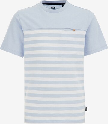 T-Shirt WE Fashion en bleu : devant