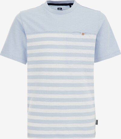 WE Fashion Shirt in de kleur Lichtblauw / Wit, Productweergave