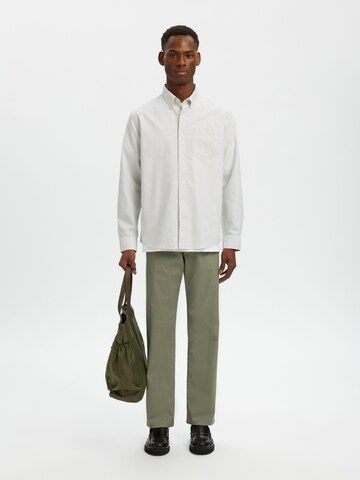 SELECTED Regular Fit Hemd 'SLHRICK' in Weiß