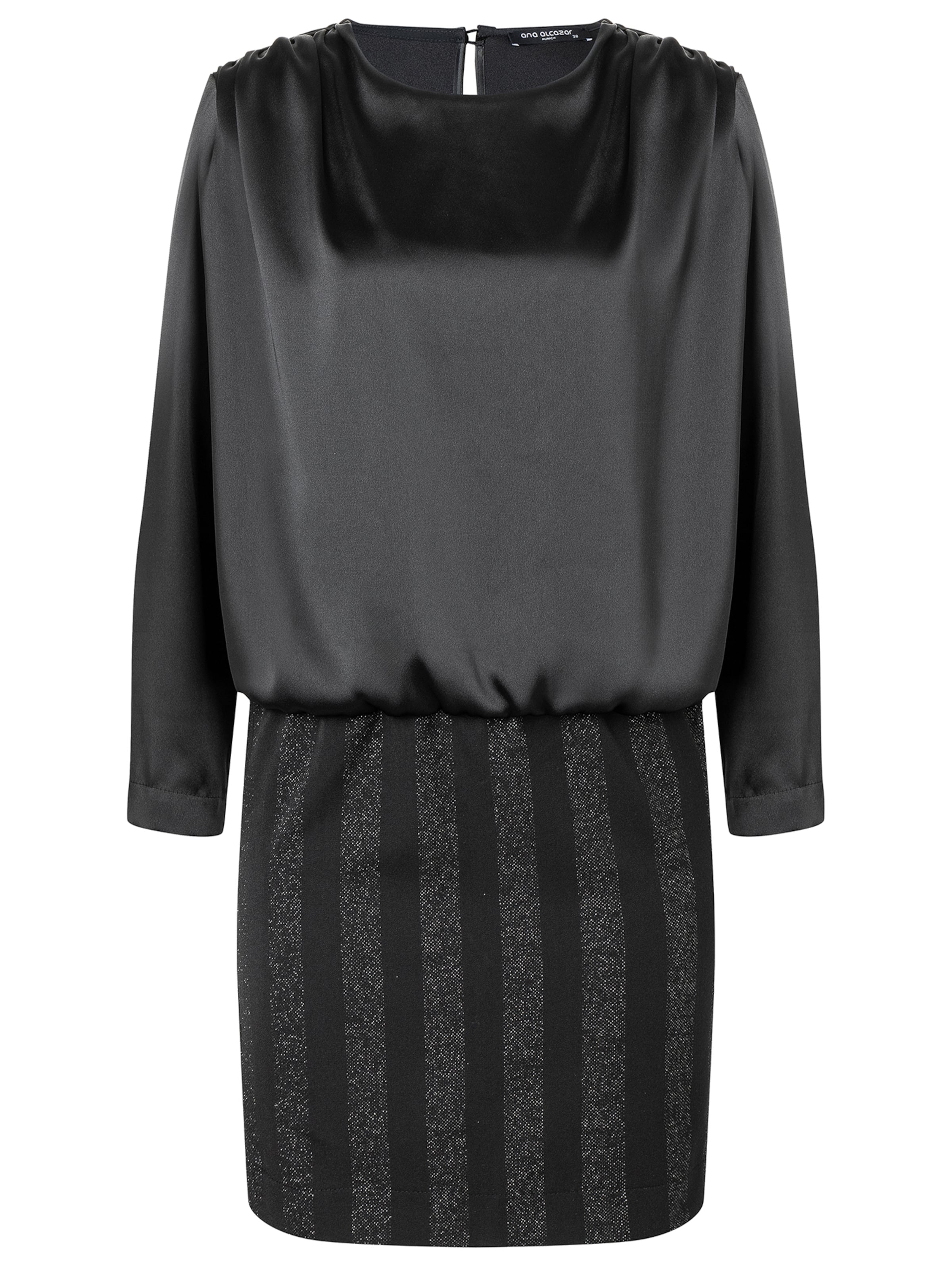 Ana Alcazar Kleid 'Sammy' in Schwarz: Vorderseite