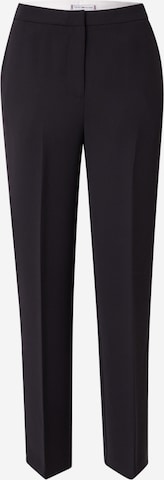 TOMMY HILFIGER Trousers with creases in Black: front