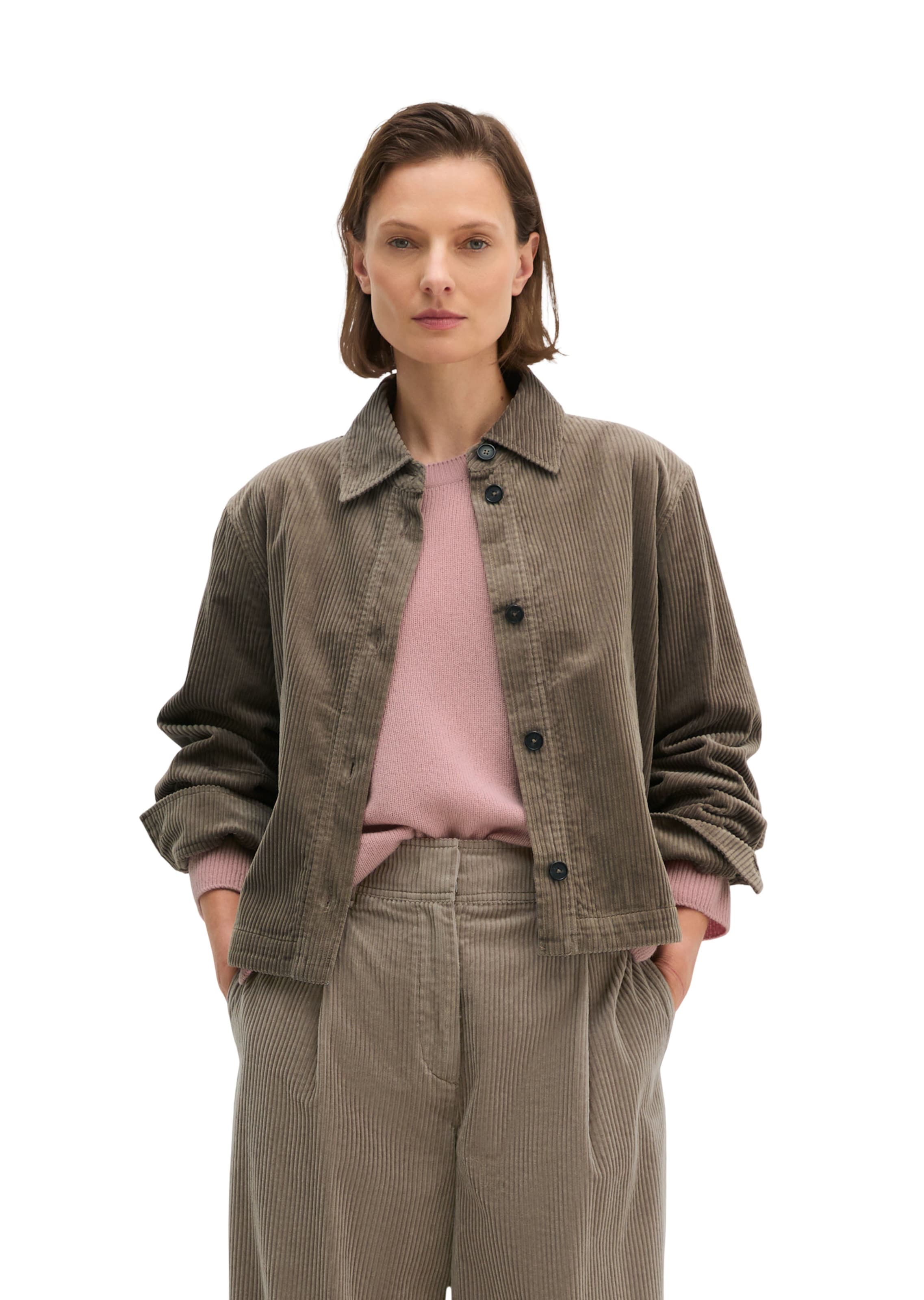 Marc O'Polo Between-season jacket in Brown: front