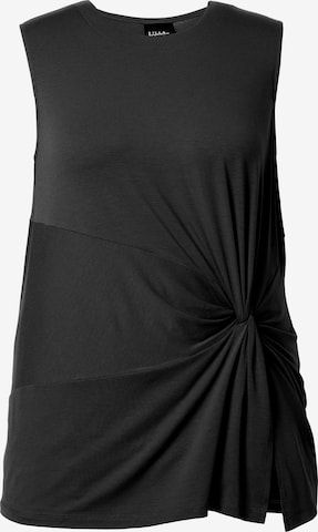 Ulla Popken Shirt in Schwarz: Vorderseite