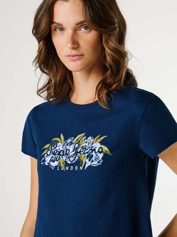 T-shirt 'MAHINA' Pepe Jeans en bleu
