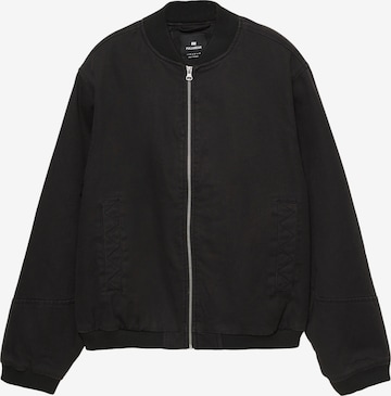 Pull&BearPrijelazna jakna - crna boja: prednji dio