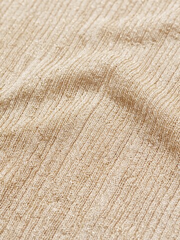 MANGO Pullover 'TUNG' in Gold