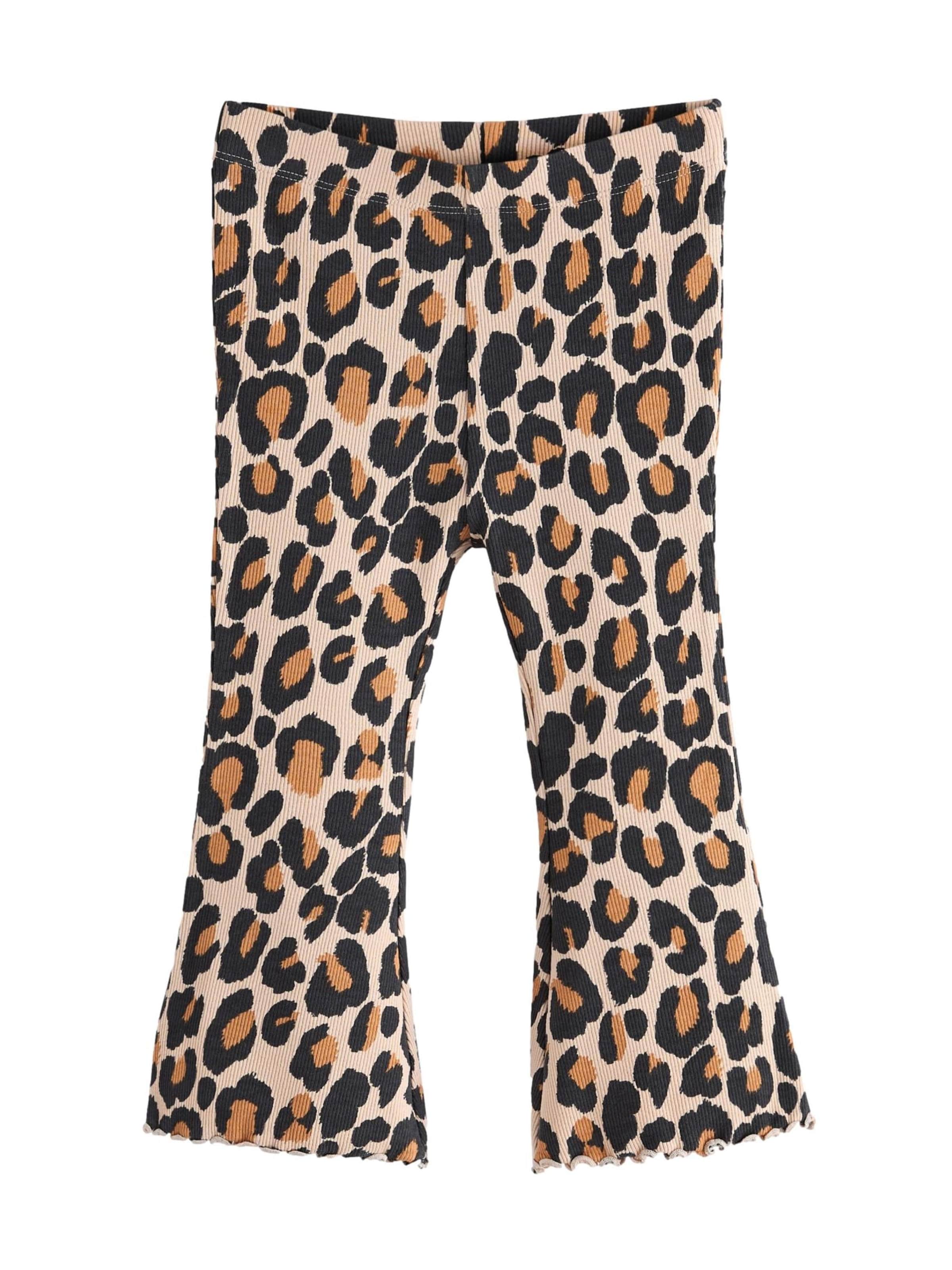 Evazați Leggings de la Next pe maro: față