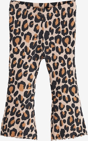 Next Flared Leggings in Brown: front