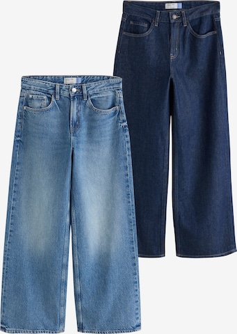 Wide Leg Jean Next en bleu : devant