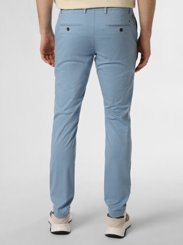 TOMMY HILFIGER Slimfit Chinohose ' Bleecker ' in Blau