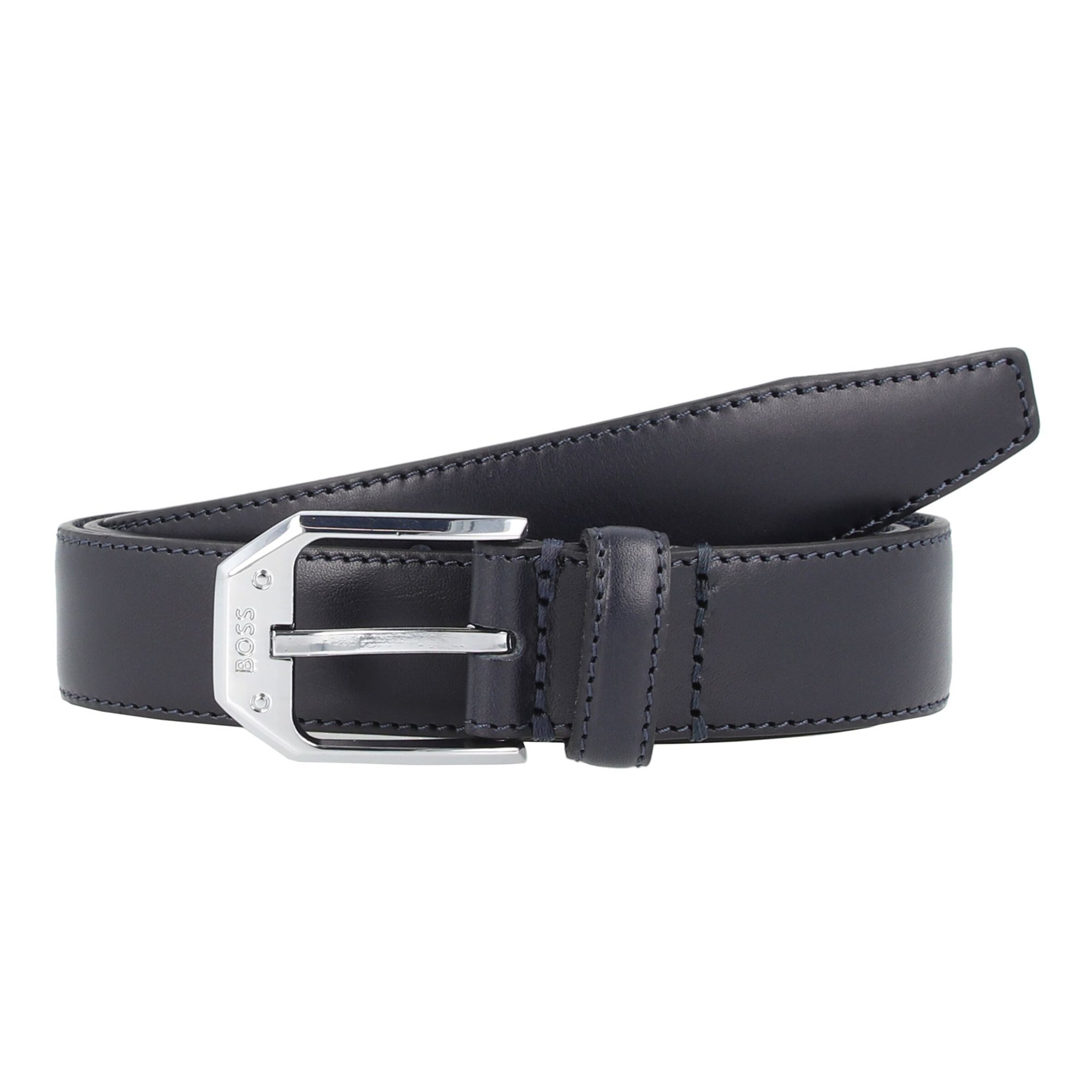 Ceinture 'Brando-T' BOSS en bleu : devant