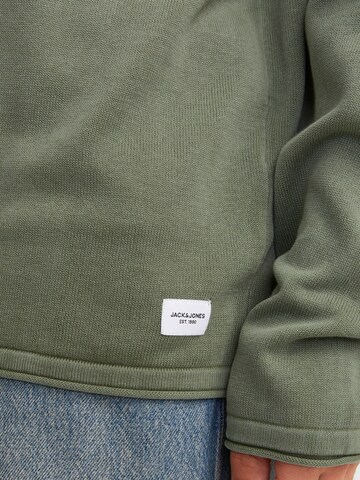Regular fit Pullover 'JJLeo' di JACK & JONES in verde