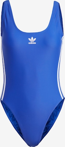 ADIDAS ORIGINALS Plavky 'Adicolor 3-Stripes' – modrá: přední strana