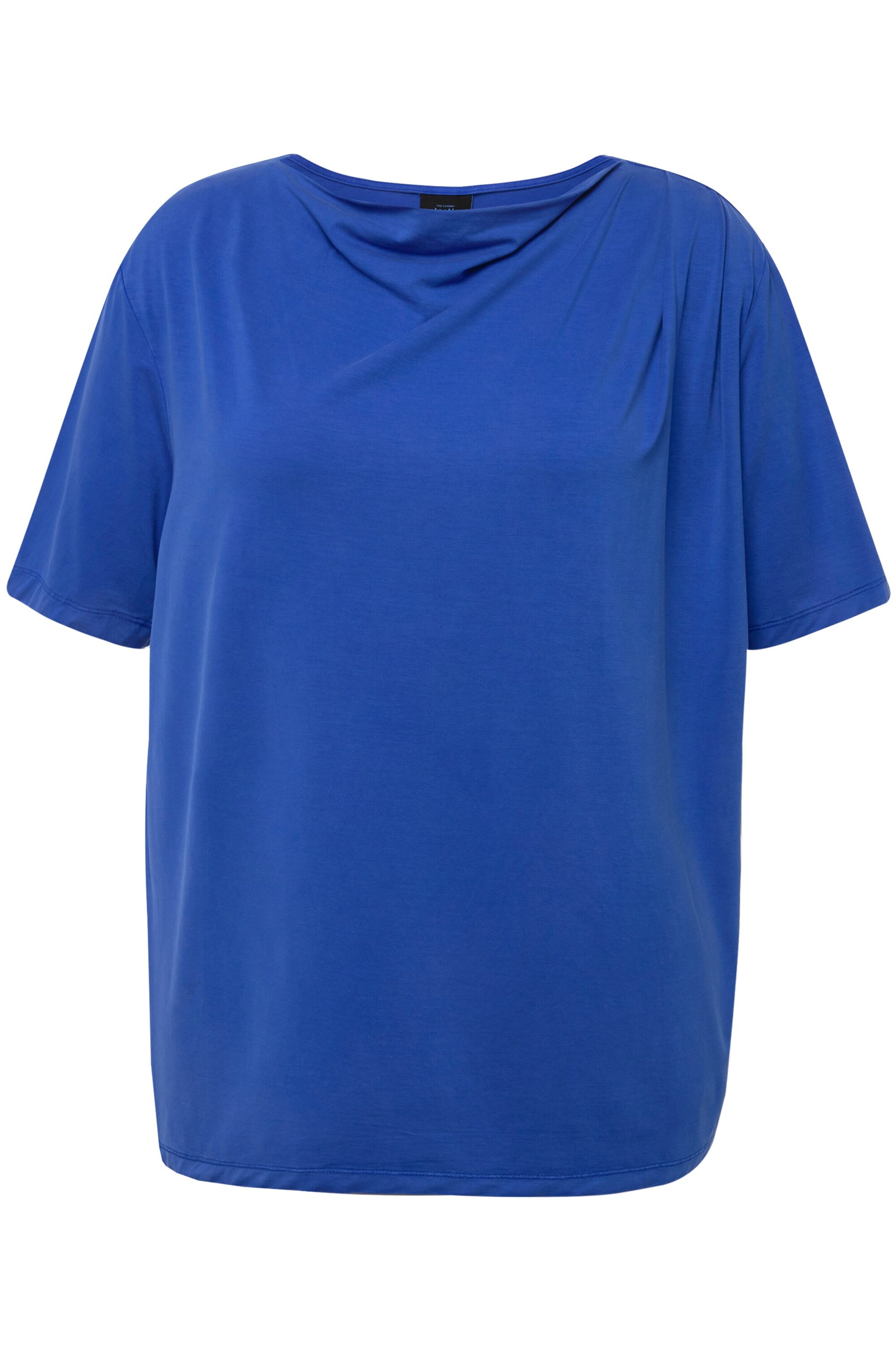 T-shirt Ulla Popken en bleu : devant