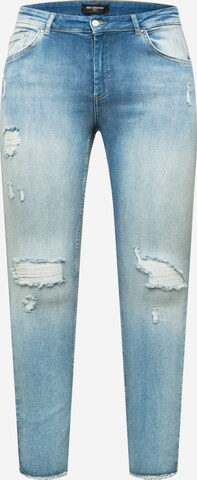 ONLY Carmakoma - Skinny Calças de ganga em azul: frente